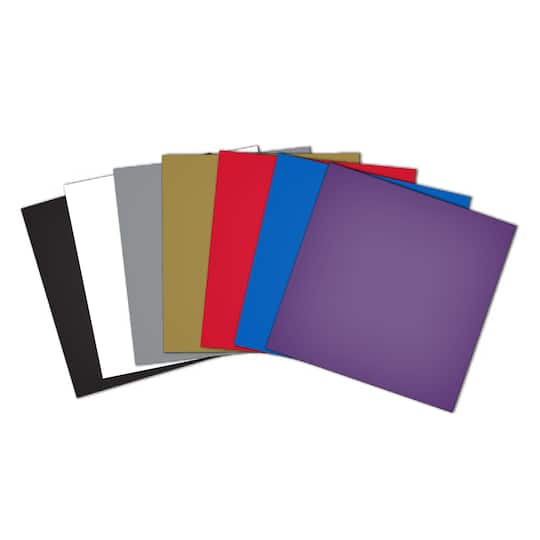 ScanNcut Adhesive Vinyl Sheets, Assorted Colors